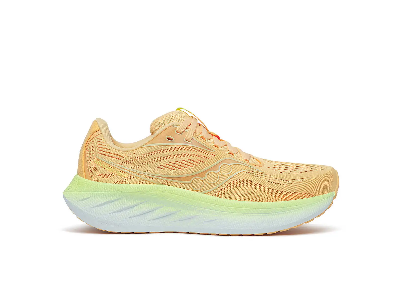 Saucony Ride Damen-Laufschuhe Peach/Sunny