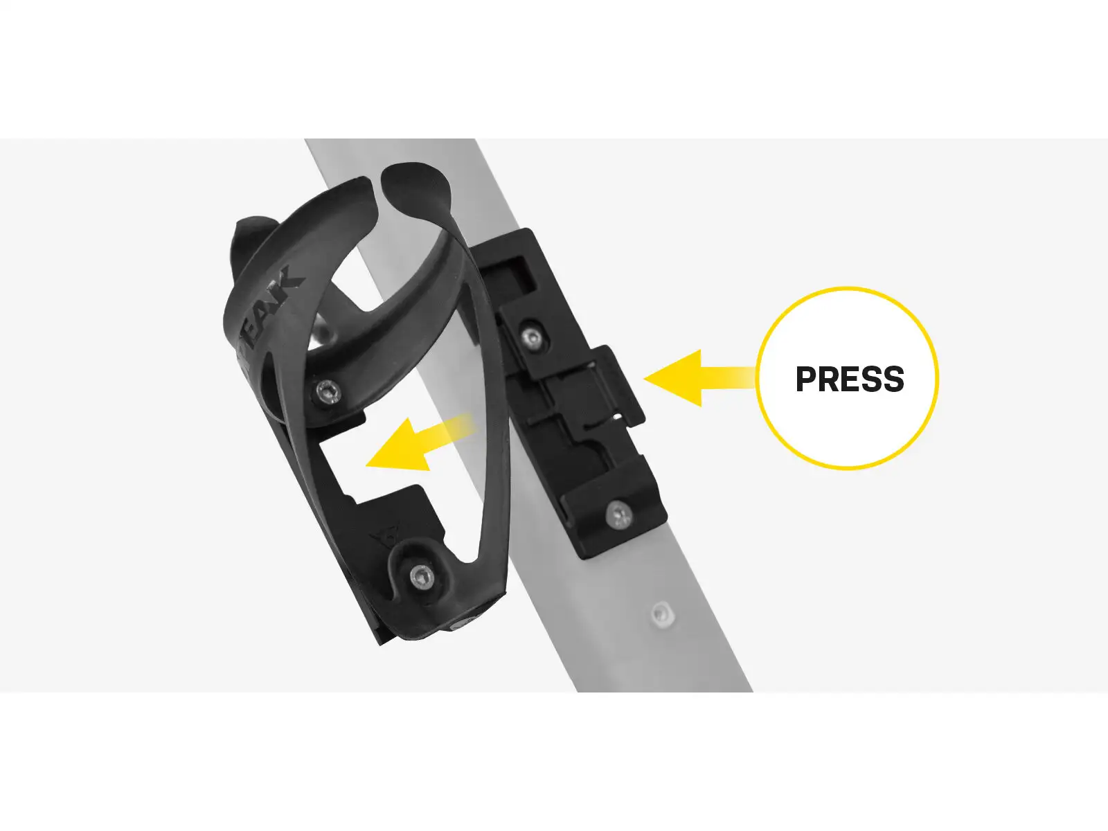 Topeak Halter QR Mount II zur Befestigung des Flaschenhalters