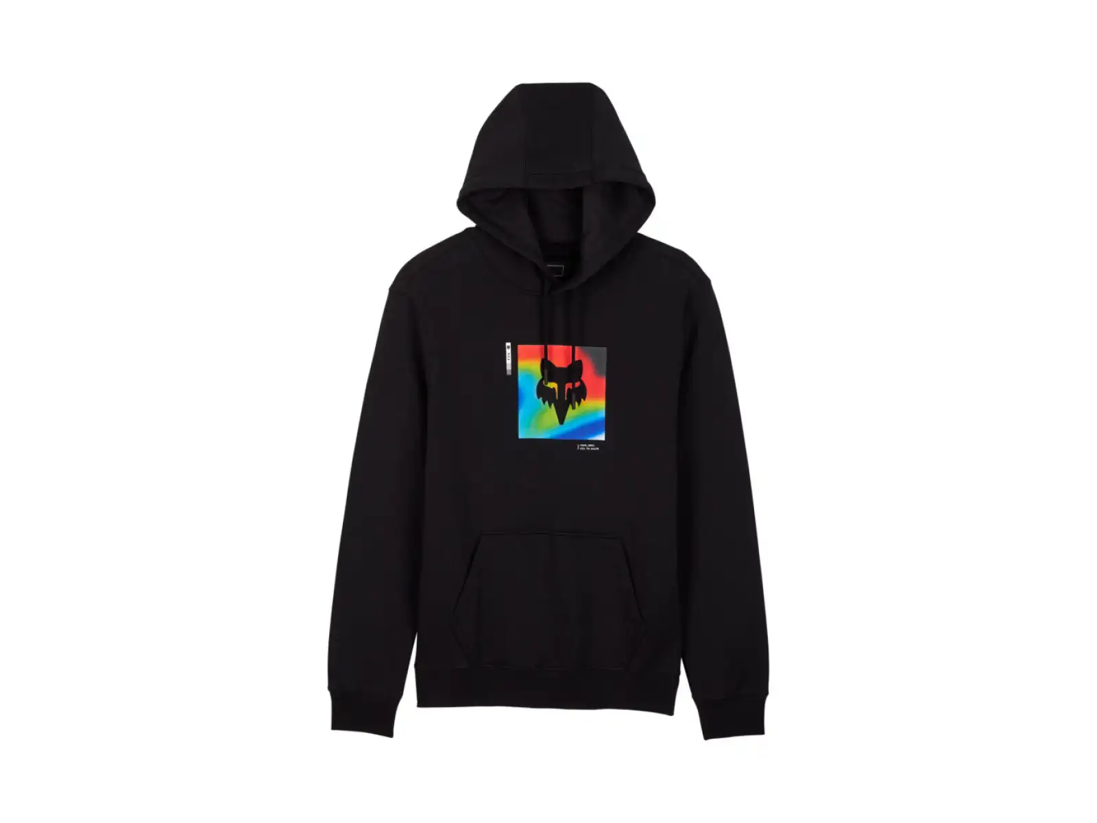 Fox Scans Fleece Hoodie Schwarz