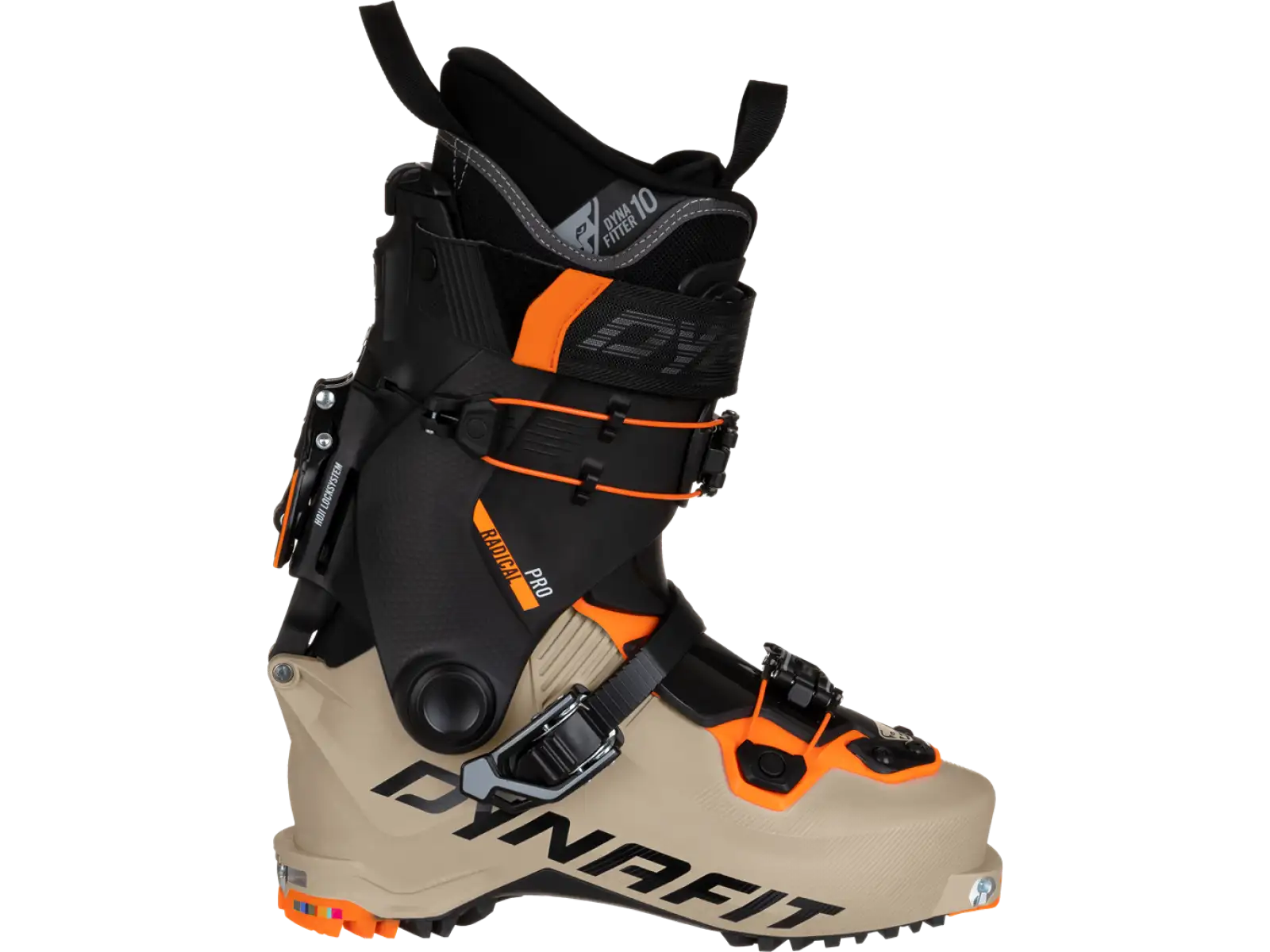 Dynafit Radical Pro Herrenskischuhe Rock Khaki/Fluo Orange