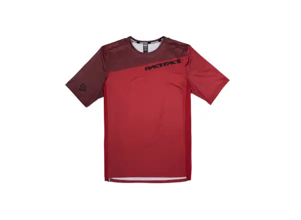 Race Face Indy Herren-Trikot kurzarm dunkelrot.