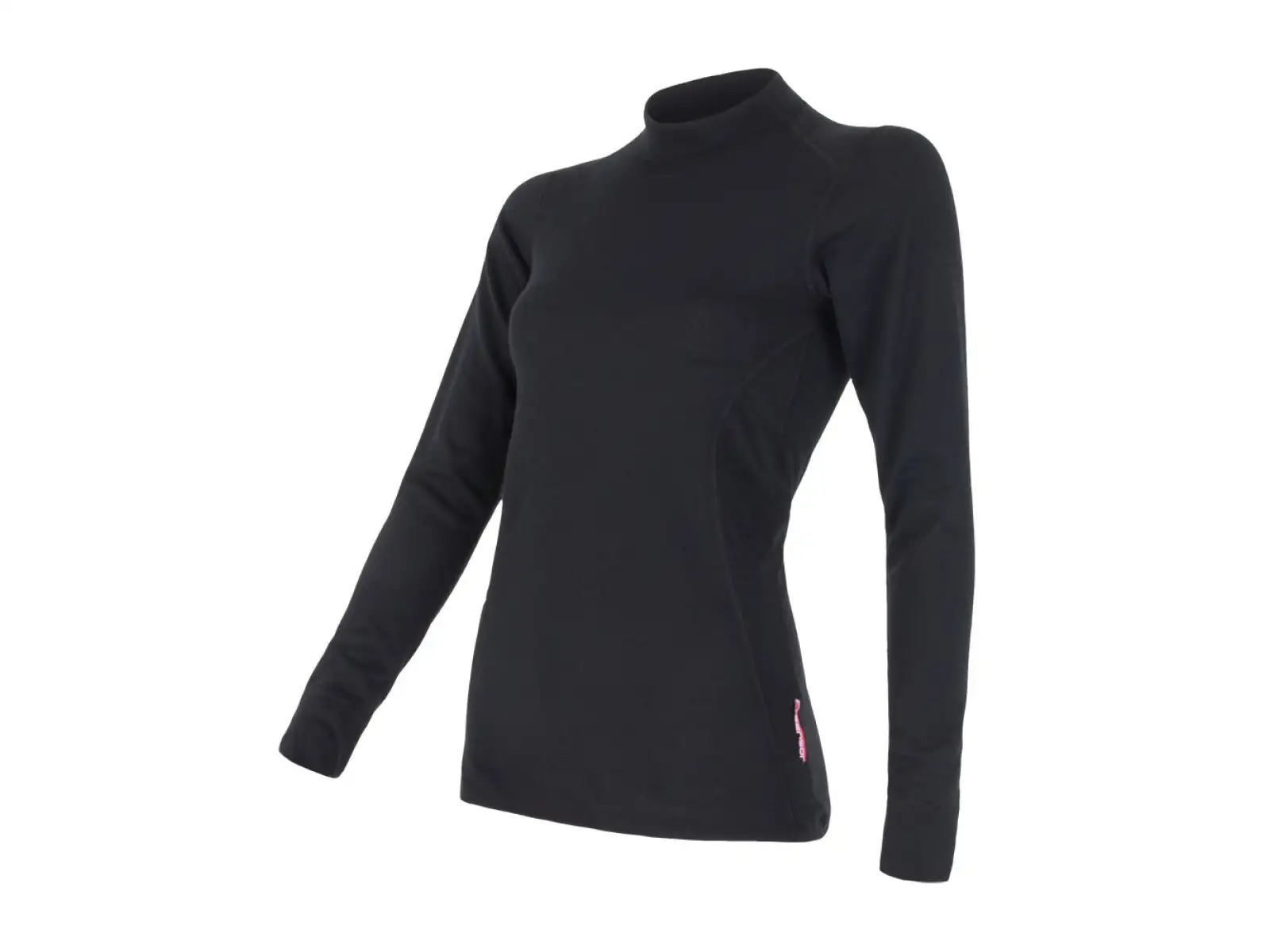 Sensor Double Face Damenshirt Langarm schwarz