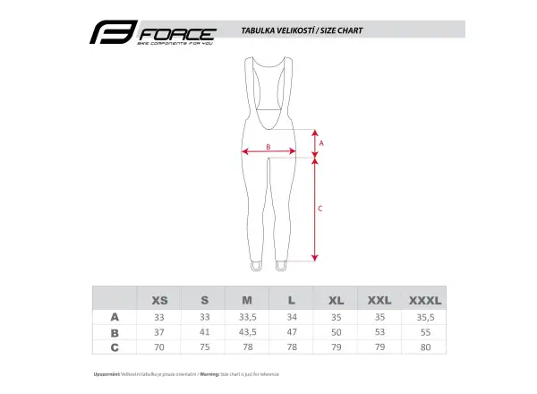 Force Z70 Hose mit Latz und Einlage Schwarz