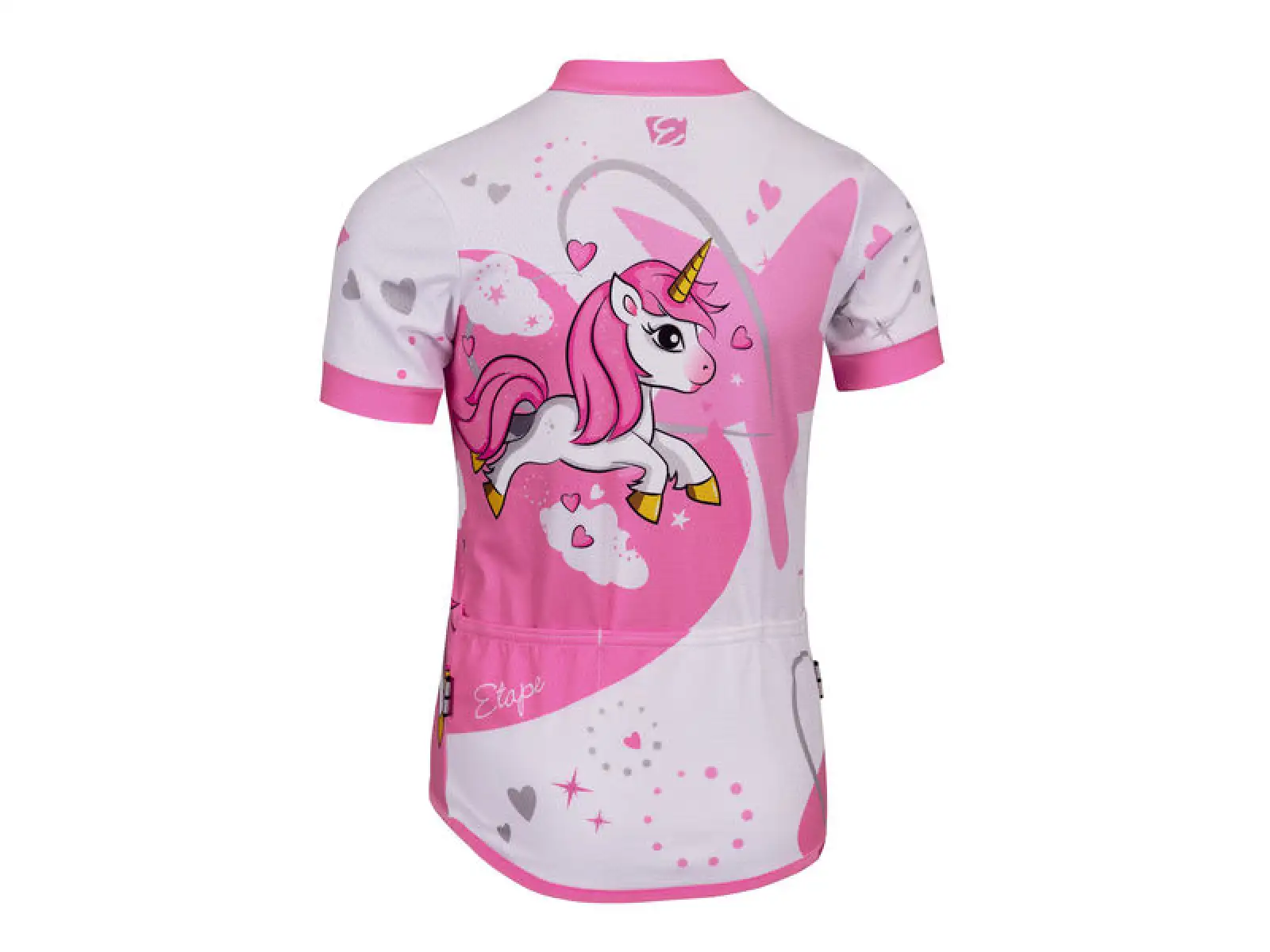 Etape Rio Kinder Kurzarmtrikot weiß/rosa
