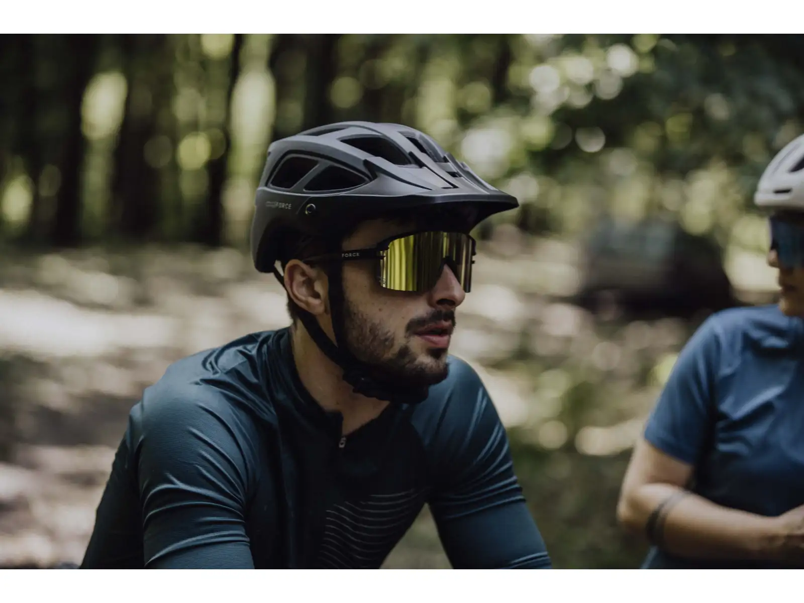 Force Epic Brille schwarz/gelb Spiegelglas