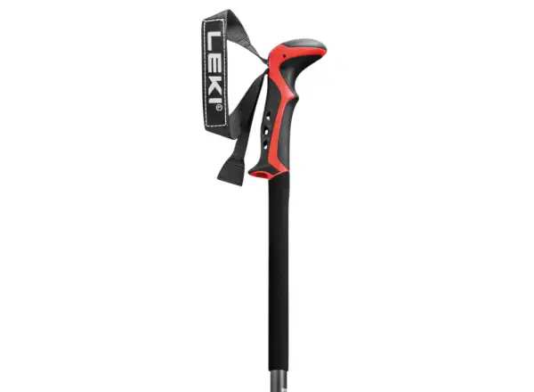Skistöcke Leki Haute Route 3, 110-150 cm, Anthrazit/Rot/Schwarz