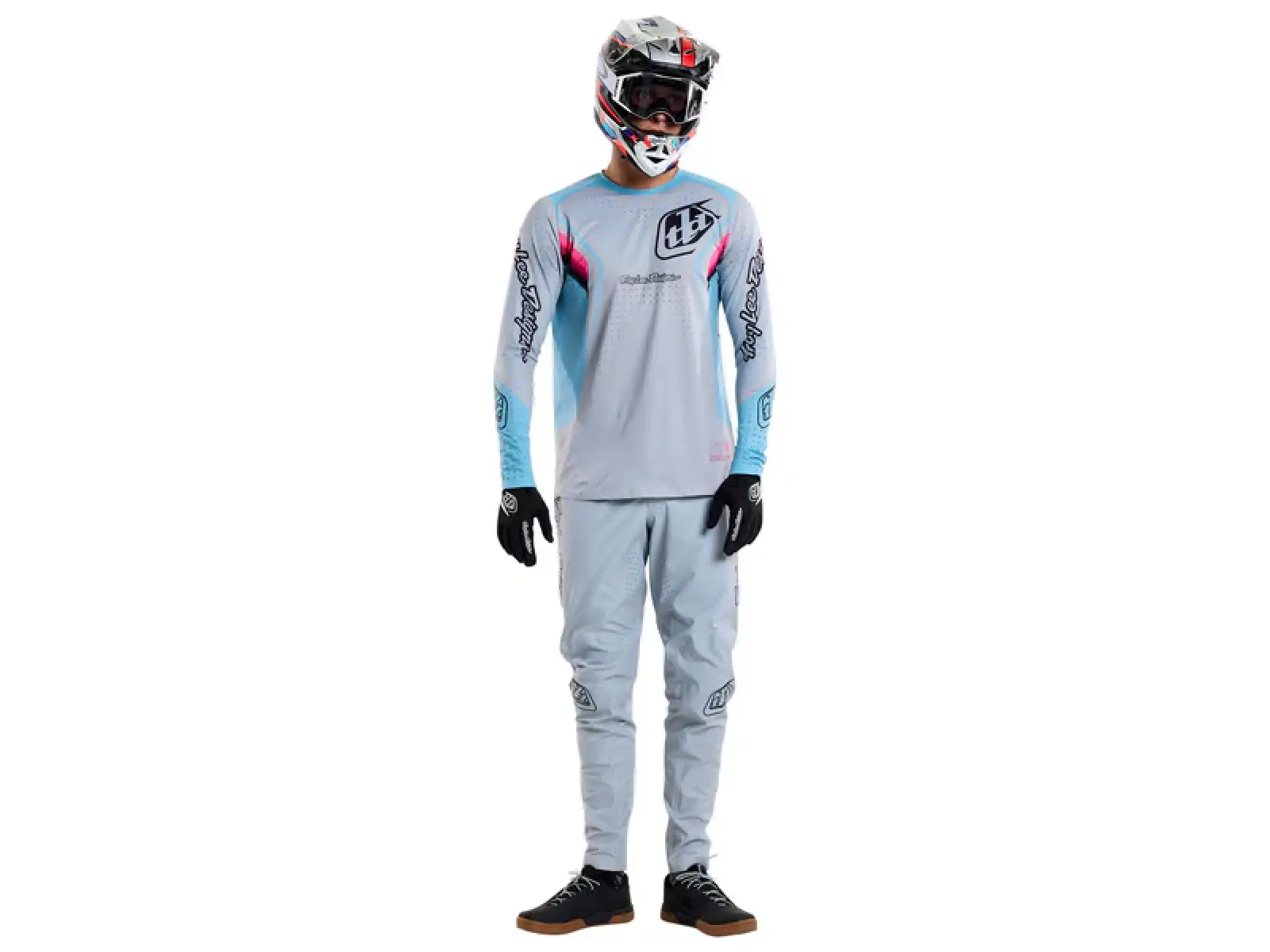 Troy Lee Designs Sprint Ultra Optic Herren Trikot Langarm Mist