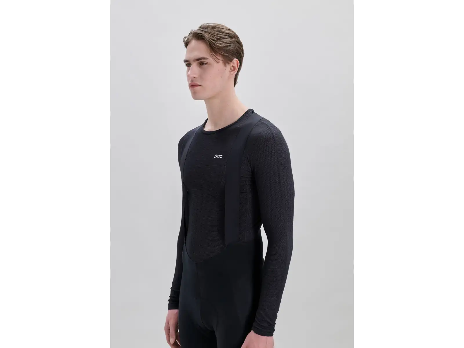 POC Layer Mid Herren Funktionsunterhemd Langarm Uranium Black