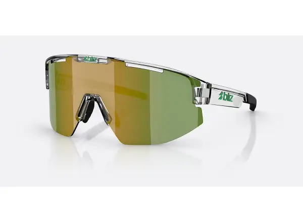 Bliz Matrix Sonnenbrille Transparent White/Brown Green Multi