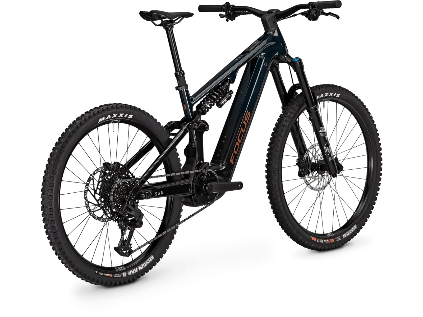 Focus SAM 8 800Wh vollgefedertes E-Bike Classicgreen / Obsidianblack