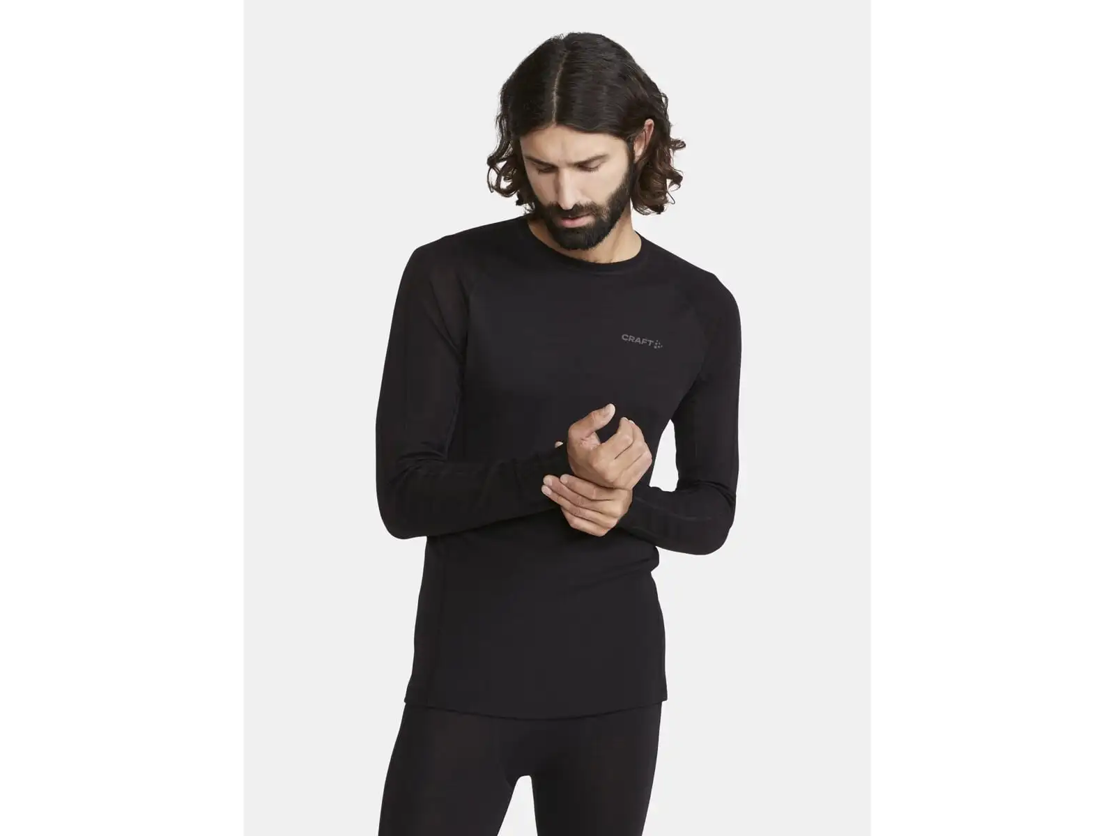 Craft ADV Wool Merino Herren Langarmshirt Black
