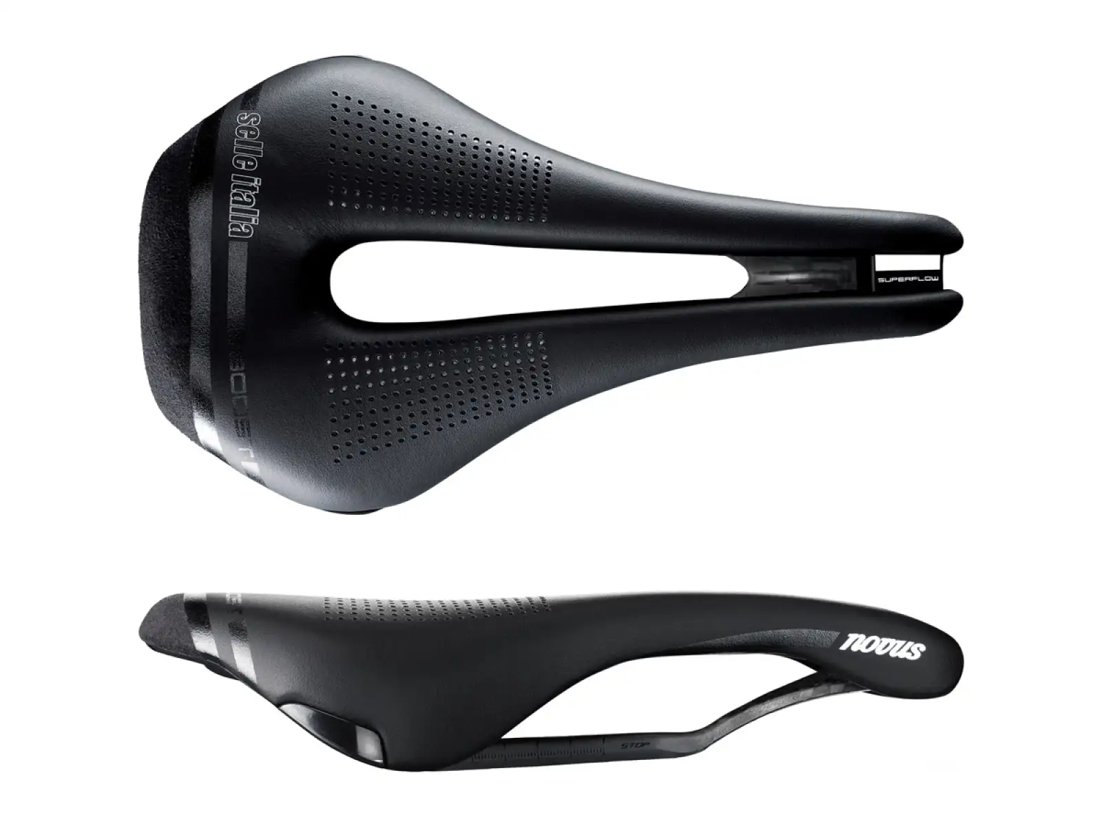 Selle Italia Novus Boost Kit Carbonio Superflow L3 Sattel Schwarz
