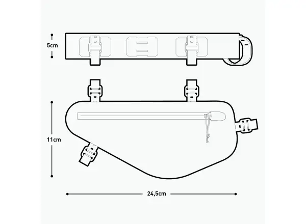 Evoc Multi Frame Pack WP 1,2 Rahmentasche Black