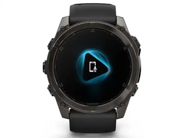 Garmin fenix 8 - 51 mm AMOLED Sapphire Smartwatch Carbon DLC Titanium Schwarz/Grau
