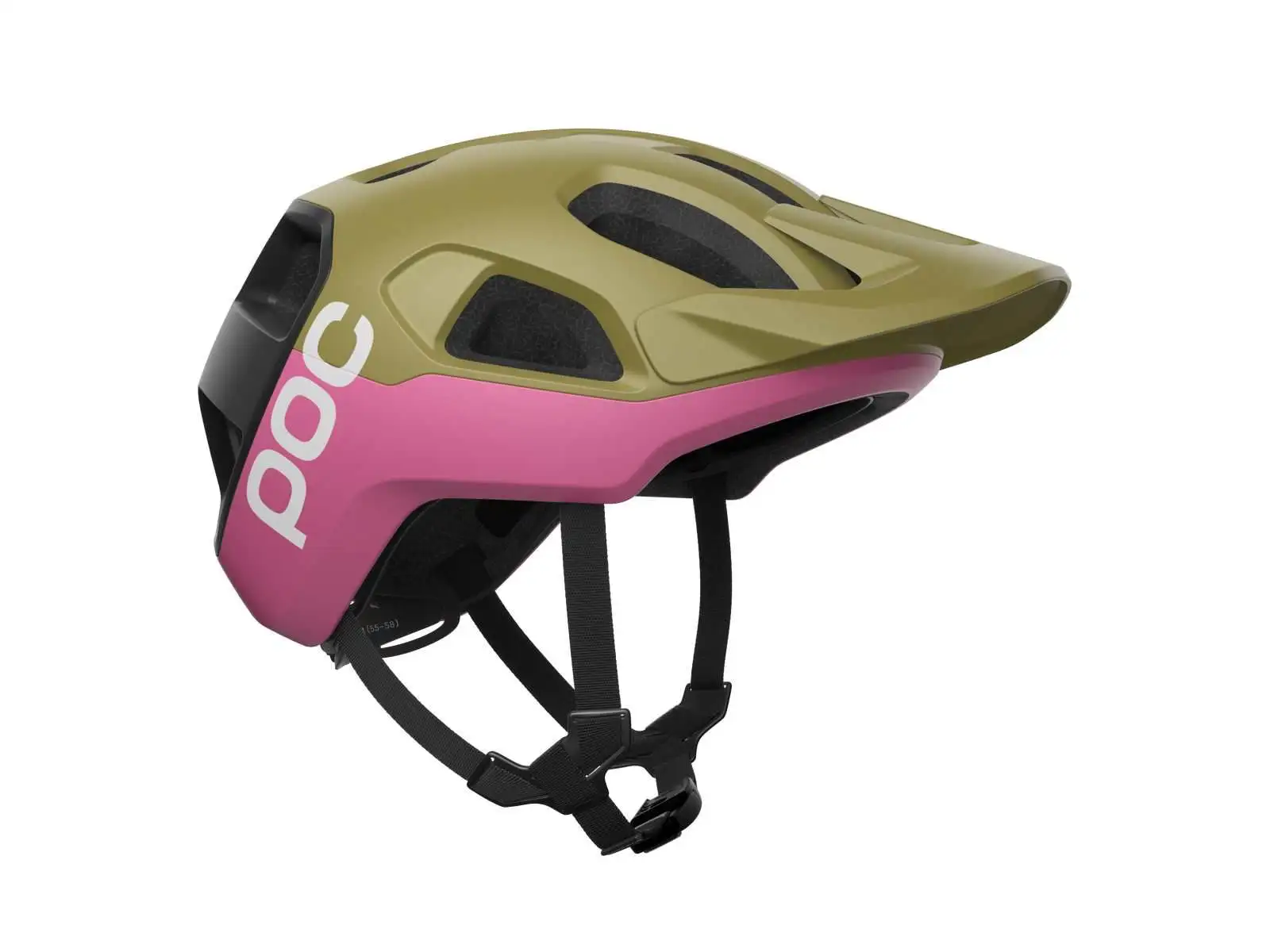 POC Cularis Helm Olivine Green Matt/Thulite Pink Matt