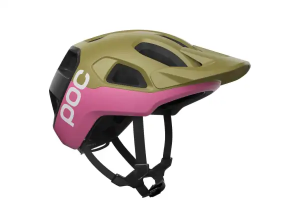 POC Cularis Helm Olivine Green Matt/Thulite Pink Matt