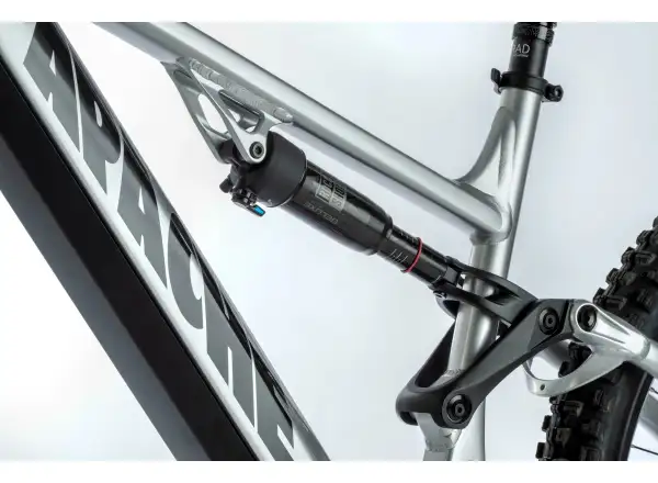 Apache Quruk 3 Vollgefedertes E-Bike (Bosch 1000 Wh) Silber