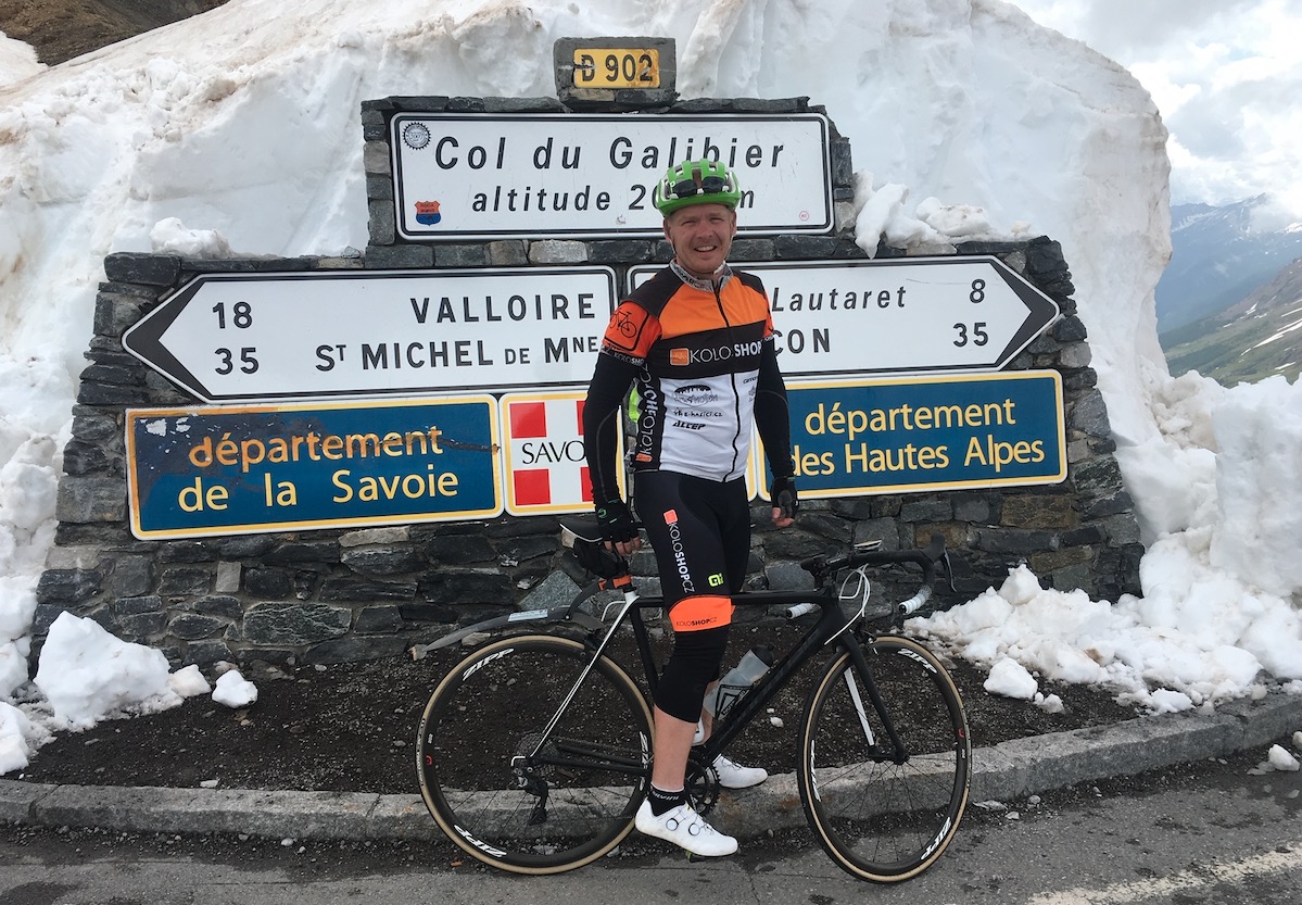 Honza na Col du Galibier
