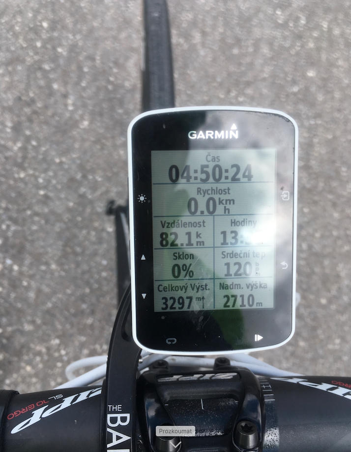 Honza parametry Garmin